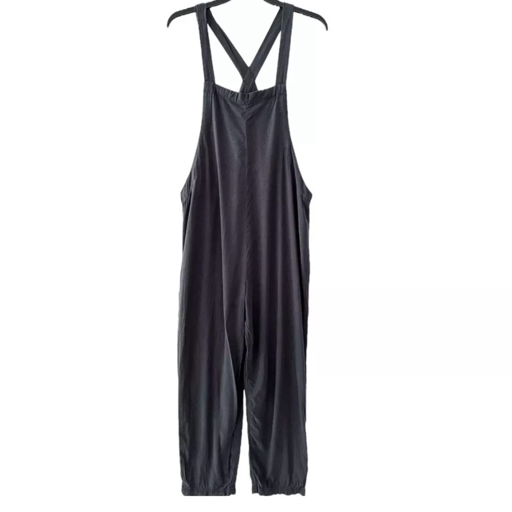 Urban Outfitters Dark Gray Tania Slouchy Overalls Jumpsuit Romper Hot Shot Sz XS - Picture 7 of 11
